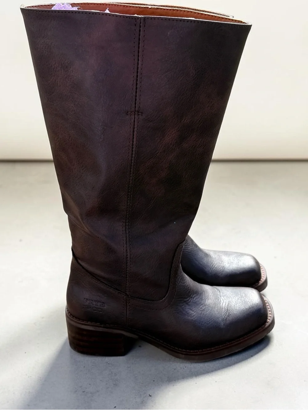 Frye Miranda Tall Brown Leather Riding Boots Womens 7.5 M Womens Boots